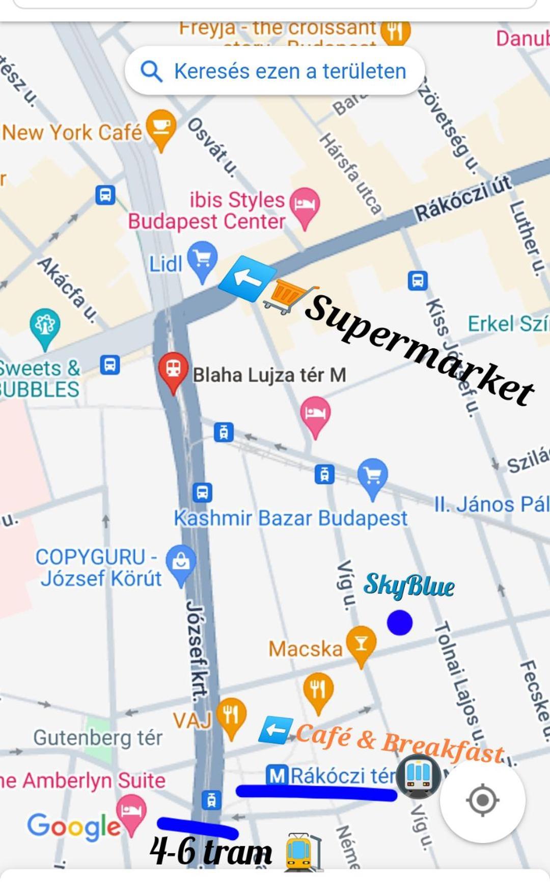 Skyblue Apartment Budapeszt Zewnętrze zdjęcie