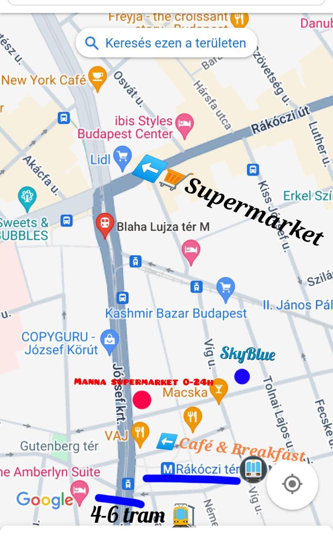 Skyblue Apartment Budapeszt Zewnętrze zdjęcie